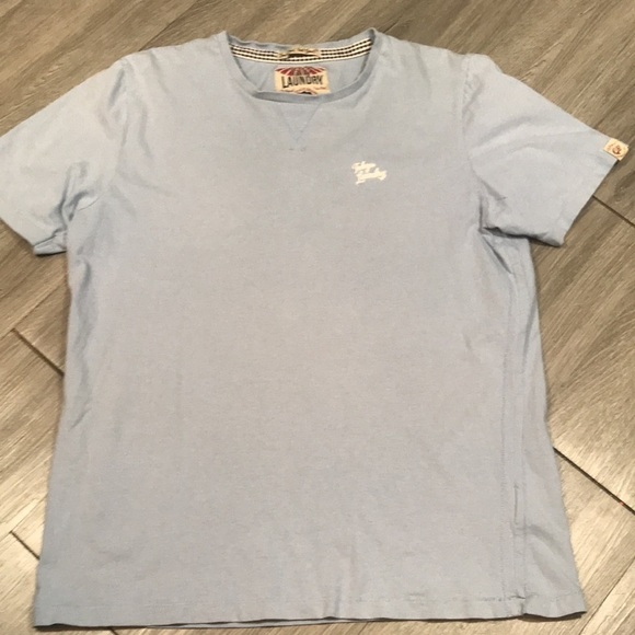 Tokyo Laundry Short Sleeve Gray/Light Blue T-Shirt size L - Picture 3 of 11